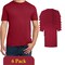 Gildan Unisex Cardinal Red Softstyle T-Shirt Blanks for Printing, Crewneck Tee